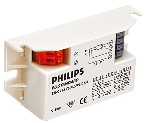 Philips AC Ballast EBS114TL/PLS/PLC SH | Compatible with UV Lamps (4W, 8W, 11W) | Energy-Efficient & Durable