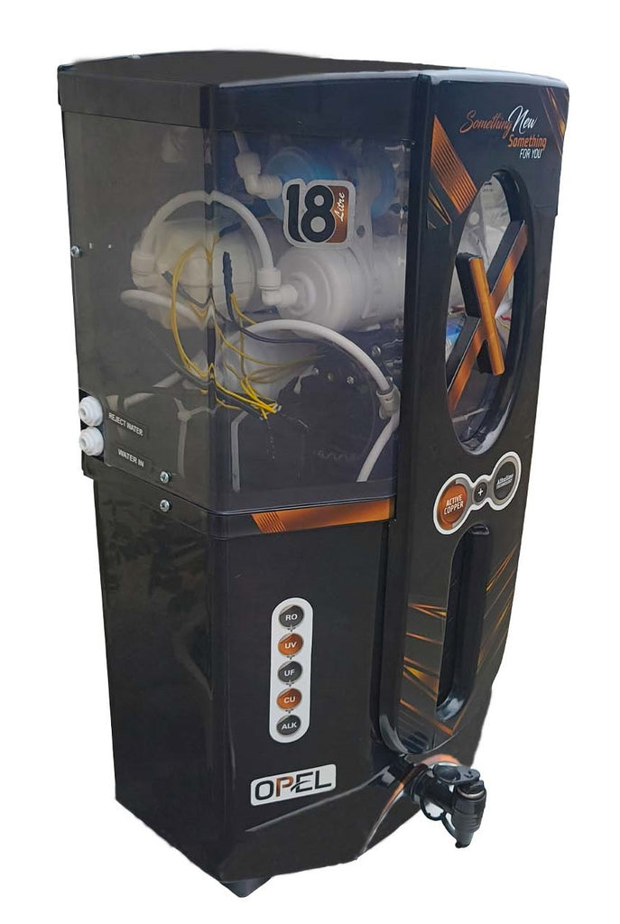 OPEL RO UV UF Water Purifier – 18L Storage | Multi-Stage Filtration | Alkaline & Mineral Booster