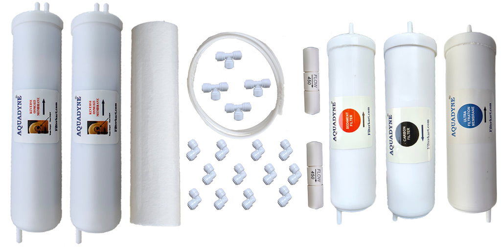 Aquadyne RO Service Kit for Kent Perk Water Purifier with Installation Guide, 1-Piece, White,