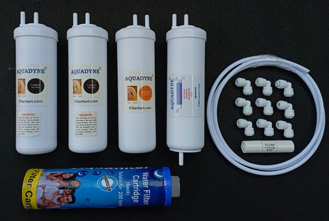 Aquadyne's RO Service Kit for LG Water Purifiers (WAW33RW2RP, WAW35RW2RP, WAW32RW2RP, WAW53JW2RP, WAW73J2WRP ) with Installation guide