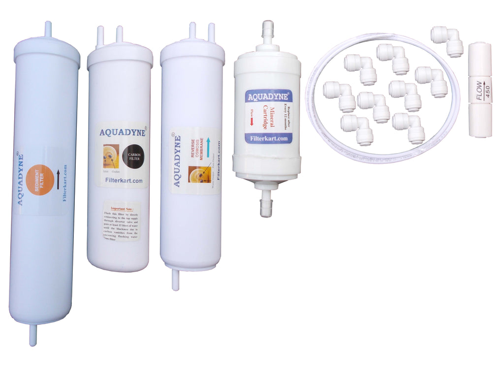 Aquadyne's compatible RO Service Kit for Aquaguard Superb with Installation guide and Youtube video installation support, 1- Piece, White