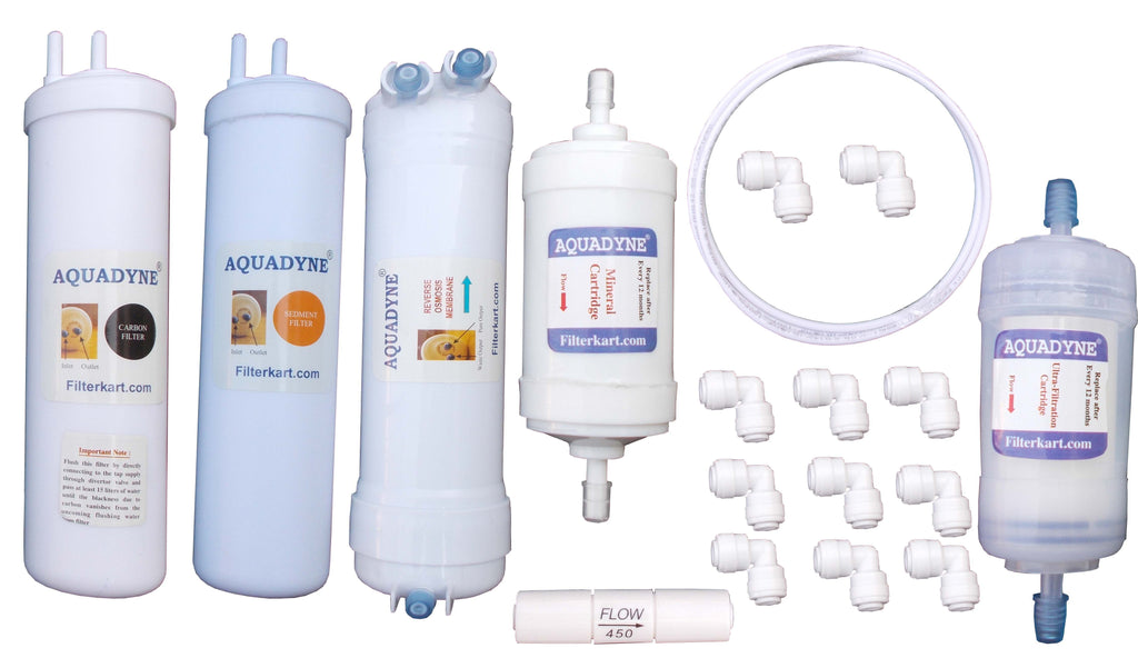 Aquadyne's compatible RO Service Kit for Aquasure Maxima RO + UF + LTDS Water Purifier
