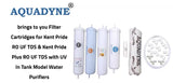 Aquadyne's RO Service Kit for Kent Pride with Installation guide and Youtube video installation support, 1- Piece, White