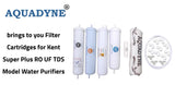 Aquadyne's RO Service Kit for Kent Super+ with Installation guide, 1- Piece, White