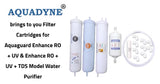Aquadyne's compatible RO Service Kit for Aquaguard Enhance RO+UV with Installation video guide support