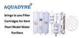 Aquadyne's RO Service Kit for Kent Pearl with Installation guide and Youtube video installation support, 1- Piece, White