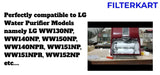 Aquadyne's RO Service Kit for LG WW130NP/WW140NP/WW150NP/WW140NPR/WW151NP/WW151NPR/WW152NP Water Purifier with Tele & Video aided fitment support
