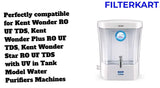 Aquadyne's RO Service Kit for Kent Wonder with Installation guide and Youtube video installation support, 1- Piece, White