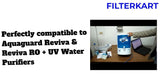 Aquadyne's compatible RO Service Kit for Aquaguard Reviva with Installation guide and Youtube video installation support, 1- Piece, White