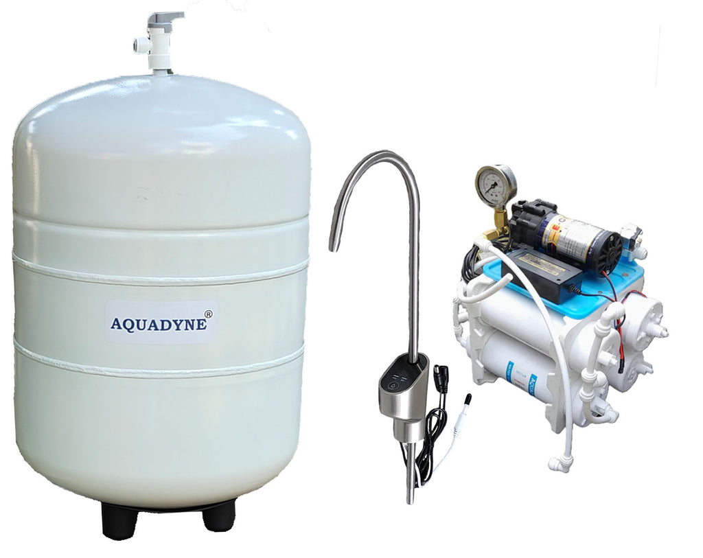 Aquadyne RO Water Purifier (60 LPH) with 20 Litres Storage and Sleek TDS Display Tap