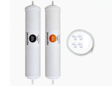 Aquadyne 10.5 Inches Sediment & Carbon Filters for Half Yearly Service of Aquaguard, Livpure
