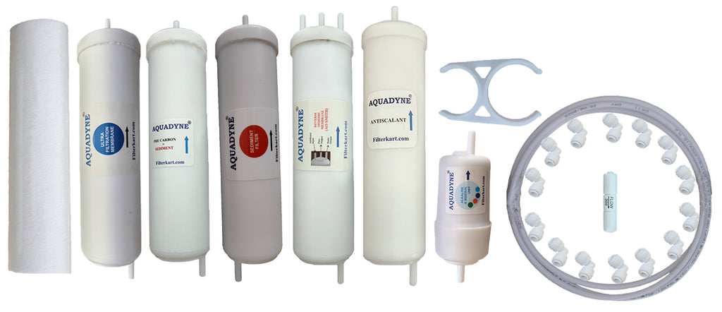 AO Smith X6 RO+UF+Alkaline Filter Service Kit | Aquadyne Compatible Replacement