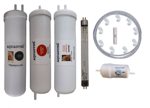 Aquadyne's compatible RO Service Kit for Aquaguard Splash RO + UV + MTDS Water Purifier