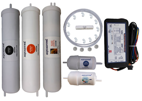 Aquadyne's Compatible RO Service Kit for Aquaguard Aura RO+UV+UF+MTDS with Installation video guide support