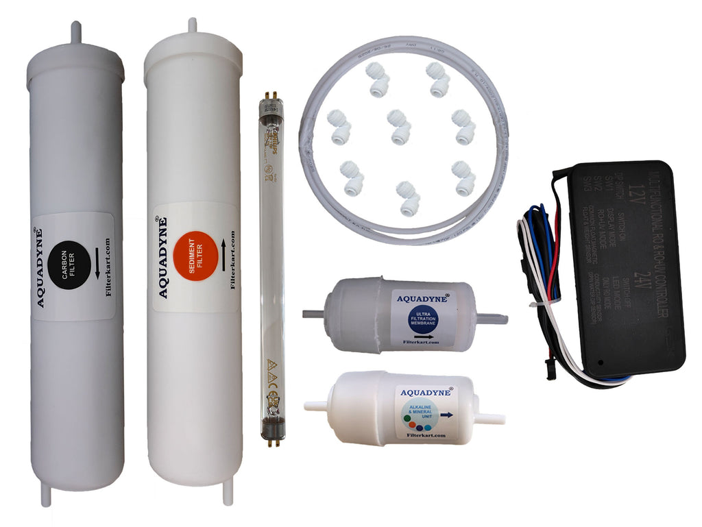 Aquadyne RO Service Kit Compatible with Aquaguard Enhance Nxt UV+UF Water Purifier | Complete Filter Replacement Kit