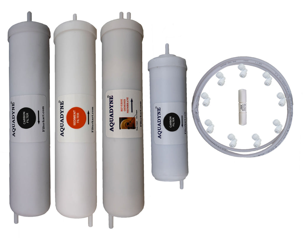 Aquadyne's Compatible RO Service Kit for Aquaguard Enhance Green RO with Installation manual and Youtube video installation support
