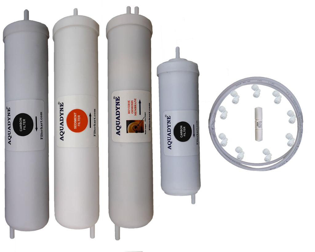 Aquadyne's Compatible RO Service Kit for Aquaguard Enhance RO with Installation guide and Youtube video installation support, 1- Piece, White