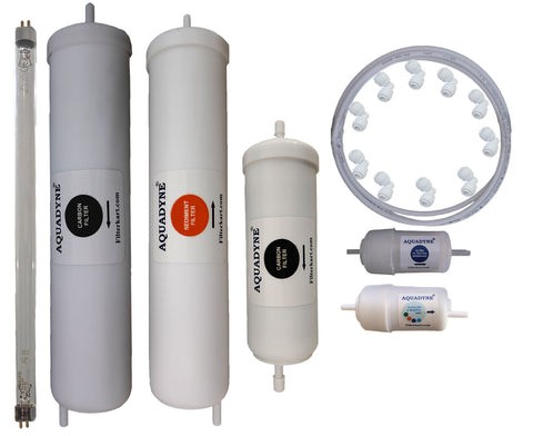 Aquadyne's Compatible Service Kit for Aquaguard Enhance UV+UF Water Purifier with Installation guide