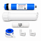 Aquadyne 100 GPD RO Membrane Housing kit | BW-1812-100, Suitable upto 3000 TDS Input Water | for RO Water Purifiers