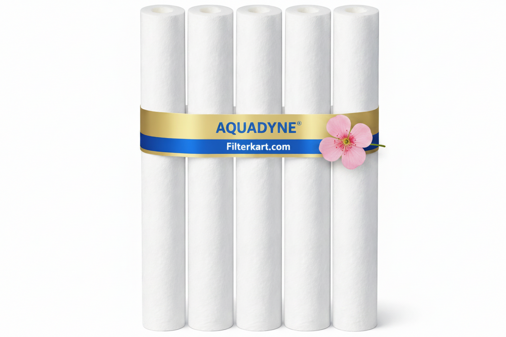 Aquadyne Spun Filter Diamond Series, 20 Inches, 1 Micron, 290 gms each - 5 Pieces