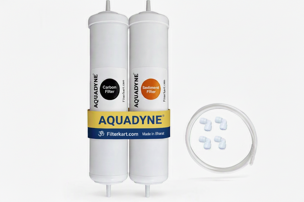 Aquadyne 10.5 Inches Sediment & Carbon Filters for Half Yearly Service of Aquaguard, Livpure