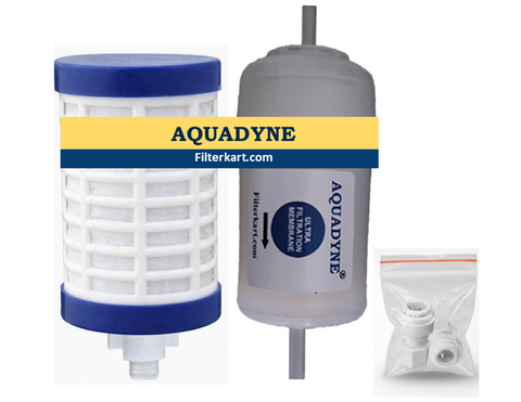 Aquadyne Non-Electric Gravity Based Ultra Filtration 14L Water Purifier Spare Filter Parts (Spun + Uf)