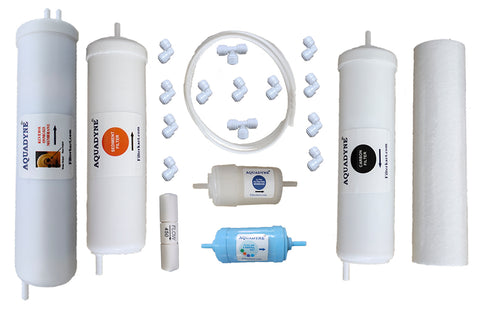 Aquadyne's RO Service Kit for Kent Superb with Installation guide and Youtube video installation support, 1- Piece, White