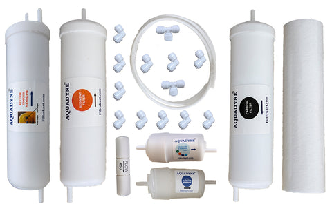 Aquadyne's RO Service Kit for Kent Pearl with Installation guide and Youtube video installation support, 1- Piece, White