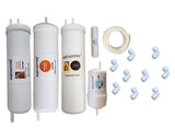 Aquadyne Compatible RO Service Kit for Aquaguard Nrich HD RO Water Purifier | With or Without PCB | 4-Stage Filtration Kit with RO Membrane, Carbon Filter, Mineral Cartridge & DIY Video Installation
