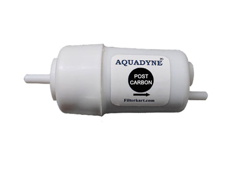 Aquadyne Inline Carbon Filter, 4.5 Inches,  Quickfit type for Service for RO & UV Water Purifier Systems