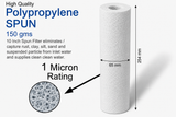 Aquadyne Spun Filter Diamond Series, 10 Inches, 1 Micron, HD 145 gms