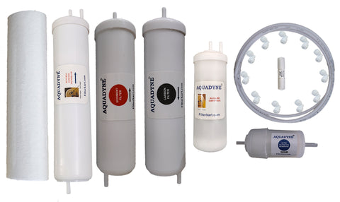 Aquadyne's Compatible Filter Service Kit for Aquadart RO+UV+UF+Alkaline+Copper Water Purifier