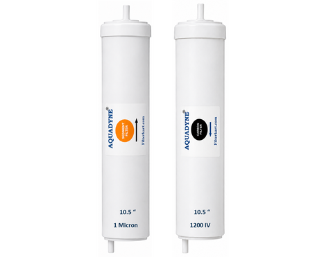 Aquadyne 10.5 Inches Sediment & Carbon Filters for Half Yearly Service of Aquaguard, Livpure