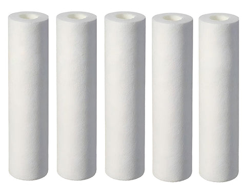 Aquadyne Spun Filter Diamond Series, 10 Inches, 1 Micron - 5 Pieces