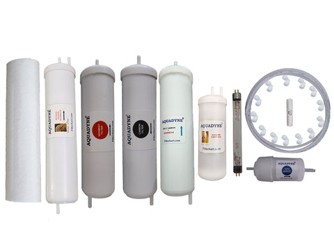 Aquadyne's Filter Service Kit for Vguard Rejive RO UV Water Purifiers