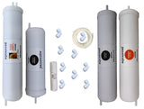 Aquadyne Compatible RO Service Kit for Aquasure Elegant RO Water Purifier | DIY Replacement Filter Set with Activated Carbon & RO Membrane | Self-Installation Guide + Tele & Video Support (1 Set, White)
