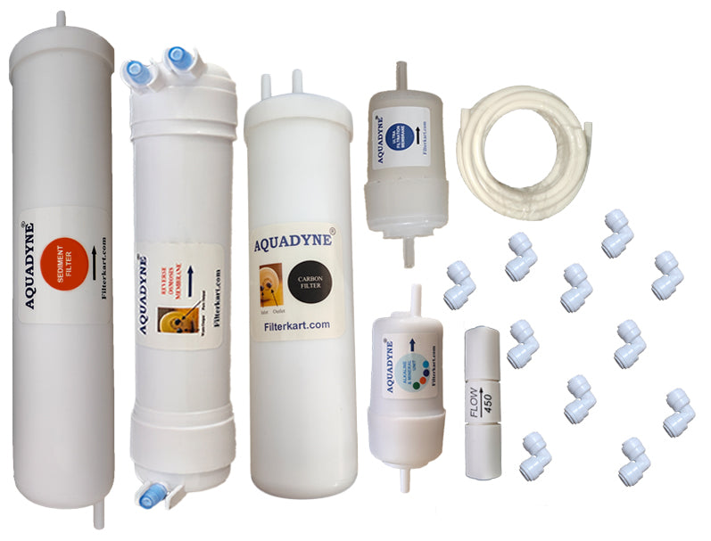 Aquadyne Compatible RO Service Kit for Aquasure Splash RO + UF + MTDS