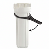 External Pre Filter Housing for RO | 10 inch Spun Filter HD, 2 nos | 1 micron, 140 gms each