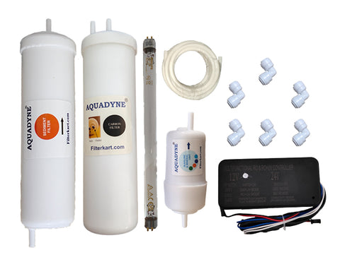 Aquadyne Compatible RO Service Kit for Aquaguard Magna Nxt HD UV Water Purifier (2018-2022 Models) | Complete Filter Replacement Set with DIY Video Installation