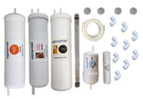Aquadyne Compatible RO Service Kit for Aquaguard Nrich HD RO + UV + MTDS | With or Without PCB | 4-Stage Filter Kit with RO Membrane, UV Lamp, Mineral Cartridge & DIY Installation Guide