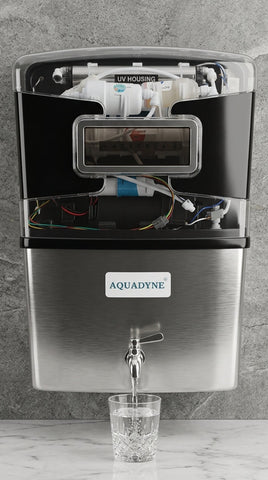 Aquadyne RO + UV + UF Purifier with Stainless Steel Tank