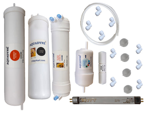 Aquadyne's compatible RO Service Kit for Aquaguard Maxima Nxt RO + UV + MTDS Water Purifier