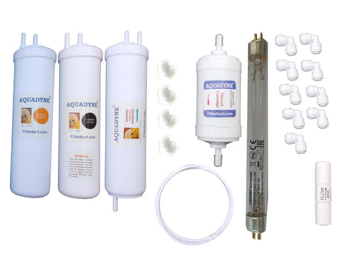 Aquadyne's compatible RO Service Kit for Aquaguard Neo RO+UV+MTDS Water Purifier