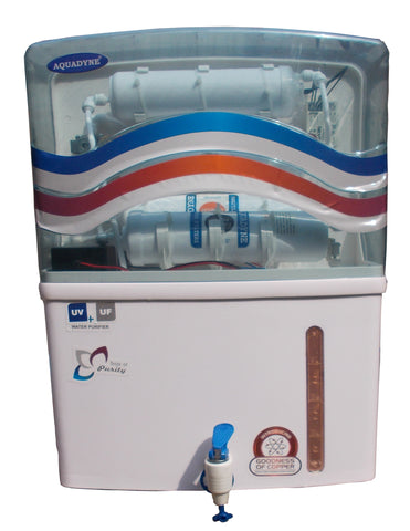 UV UF Water Purifier with Copper Storage Tank and Stainless Steel UV Chamber
