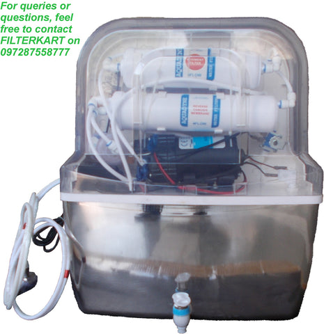 Aquadyne RO + UV + UF Purifier with Stainless Steel Tank