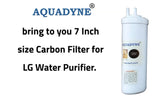 Aquadyne's Carbon Filter 7 inch suitable for LG Water Purifier