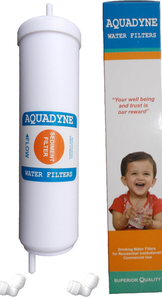 Aquadyne Inline Sediment Filter, 10.5 Inches, Quickfit type for Servic ...