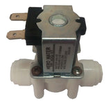 Copper Solenoid Valve 24 Volt 3/8 Inch Inlet/Outlet Quick Fit Type for 25 LPH/50LPH/100 LPH Reverse Osmosis water Purifier, N/C Normally Closed type, Useful for Other water based applications